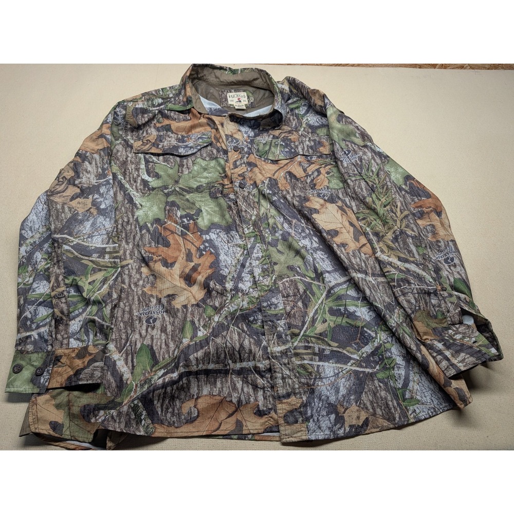 Red Head Men's Hunting Shirt & Pant Set Size 2XL Camo Mossy Oak NWOT Polyester